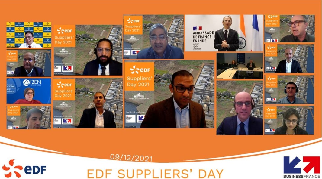 EDF Supplier’s day for the JNNP: nuclear power plant in India