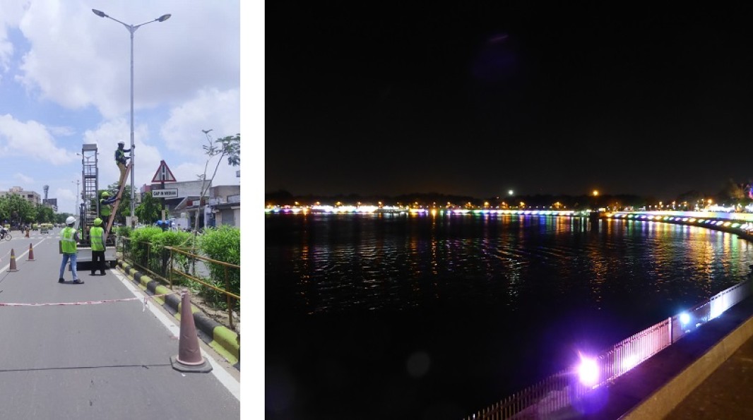 EDF India: smart lighting solutions in Ahmedabad